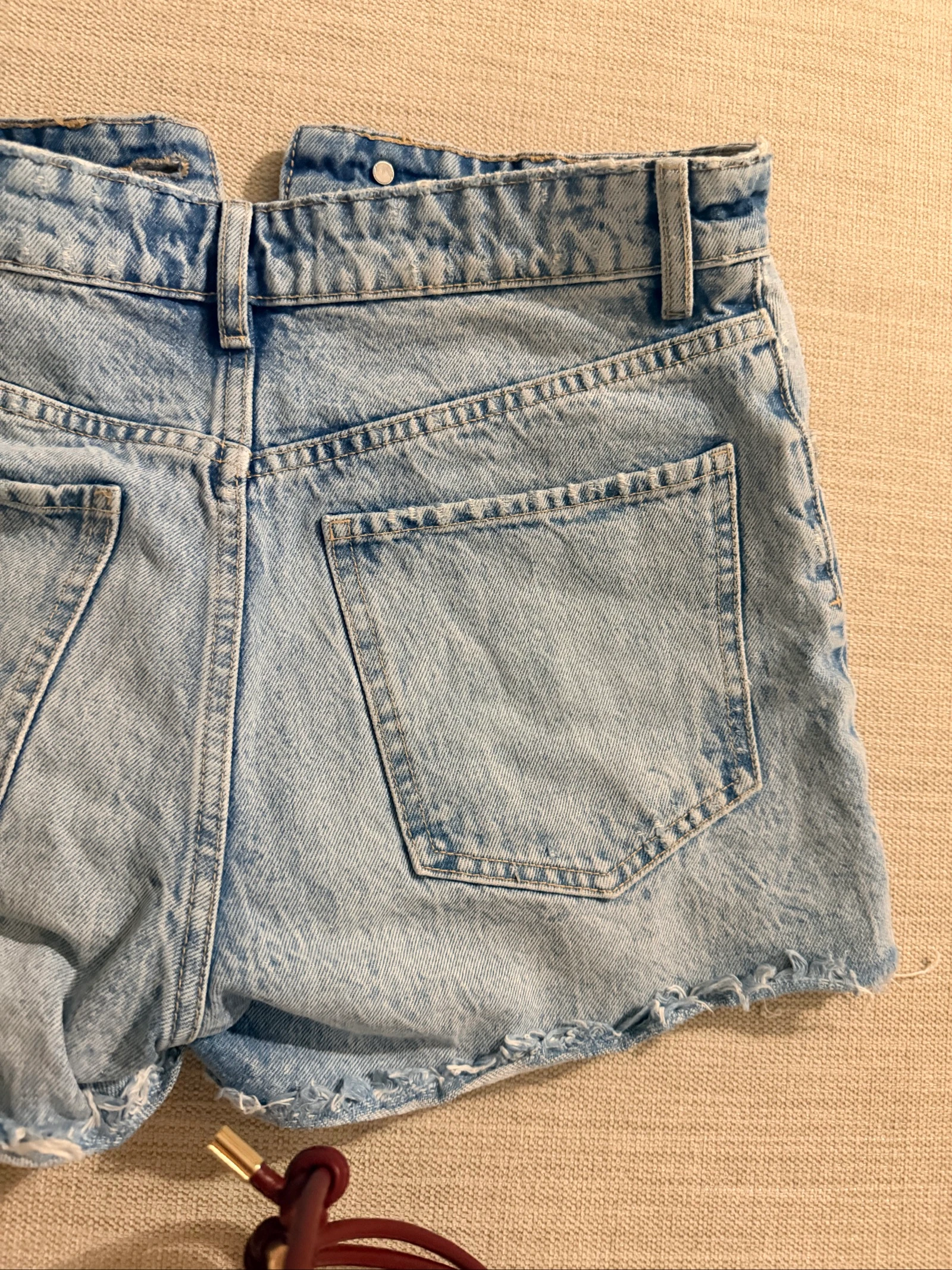 Hoge taille uitgefranjede jeansshorts Zara - Maat S / EUR 36 – photo 10
